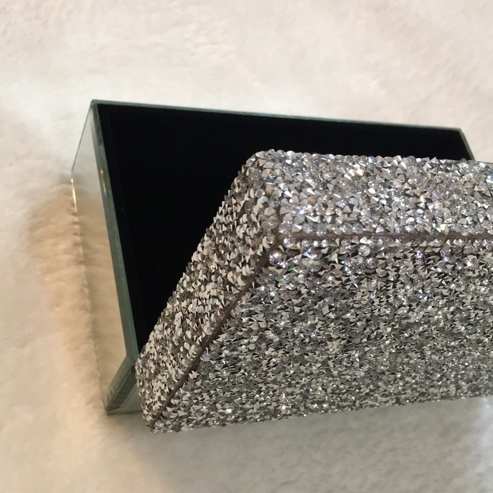 Allure by Jay Silver Sparkle Mirror Jewelry / Makeup / Storage Box - Picture 17 of 17